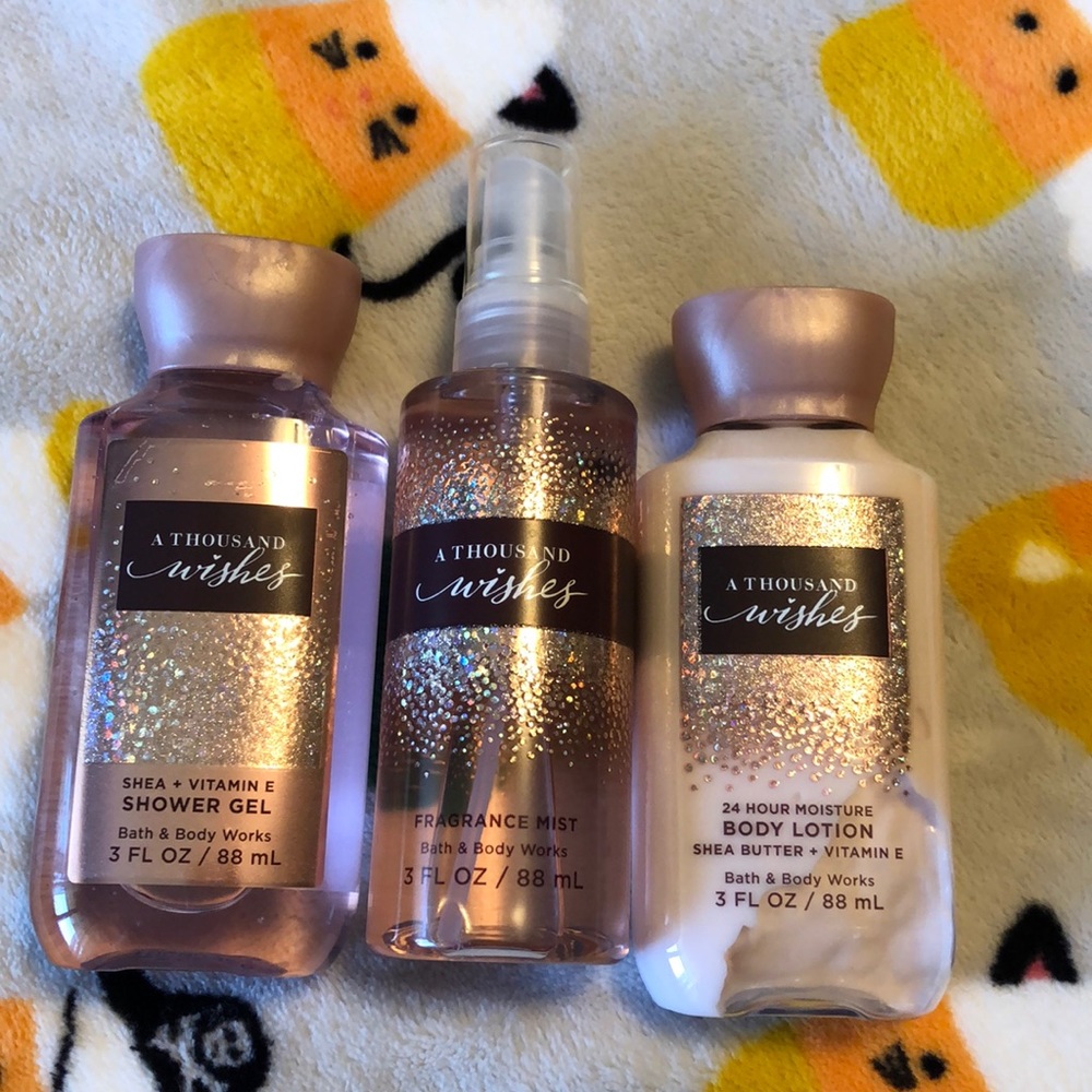 Bath & Body Works Thousand Wishes Travel Set